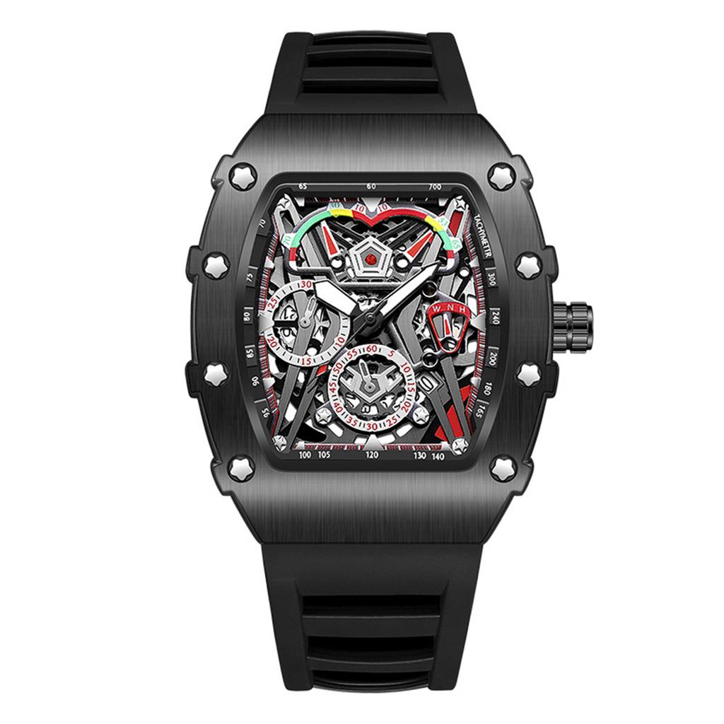 Men's Waterproof Luminous Running Alarm Clock Watch