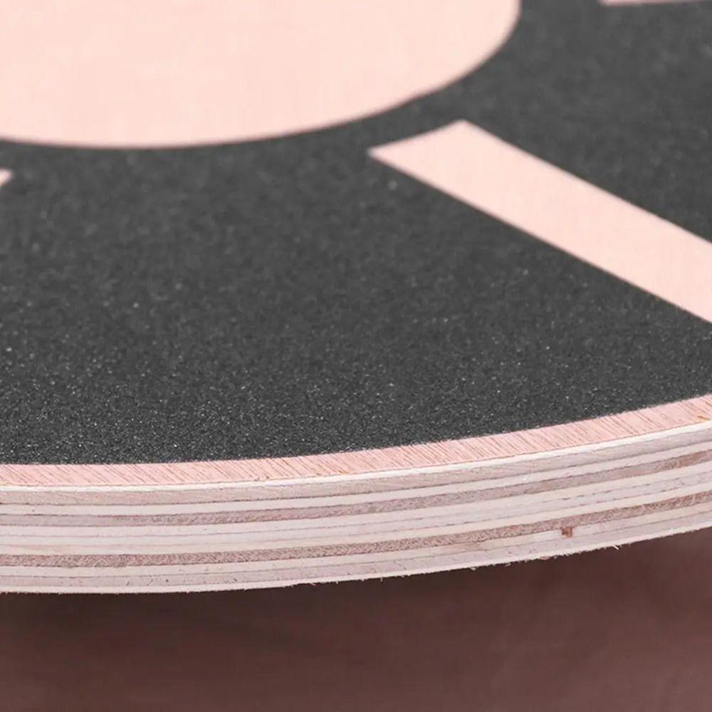 Six Sides Core Training Board Wooden Core Strength Trainer Round Balance Training Board  Office Use