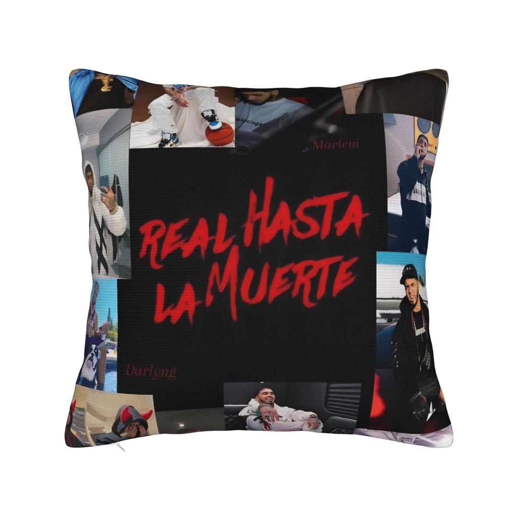 Anuel AA Rapper Singer Pillow Covers Merchandise Soft Cushion Cover Decoration Pillow Case Cover Sofa Multi Size