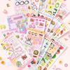 20 Sheets Ins Hand Account Stickers Scrapbooking Kawaii Stationery Cartoon Pet Sticker Book Diy Diary Decoration School Supply