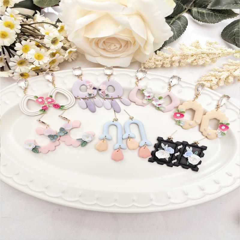 Уникальные формы из полимерной глины Формы для резки глины Инструменты для серег, ювелирных украшений, орнаментов своими руками