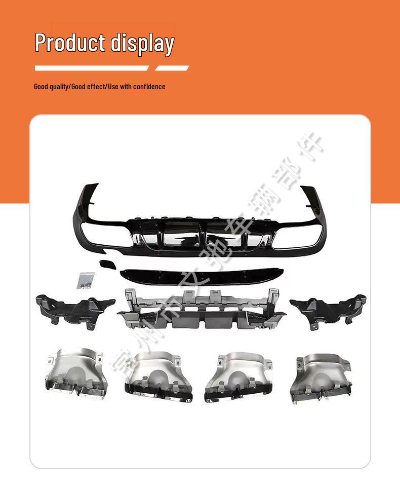 AMG CLS53/63 Rear Lip Tailpipe Diffuser Kit for 2018+ Mercedes-Benz CLS-Class W257