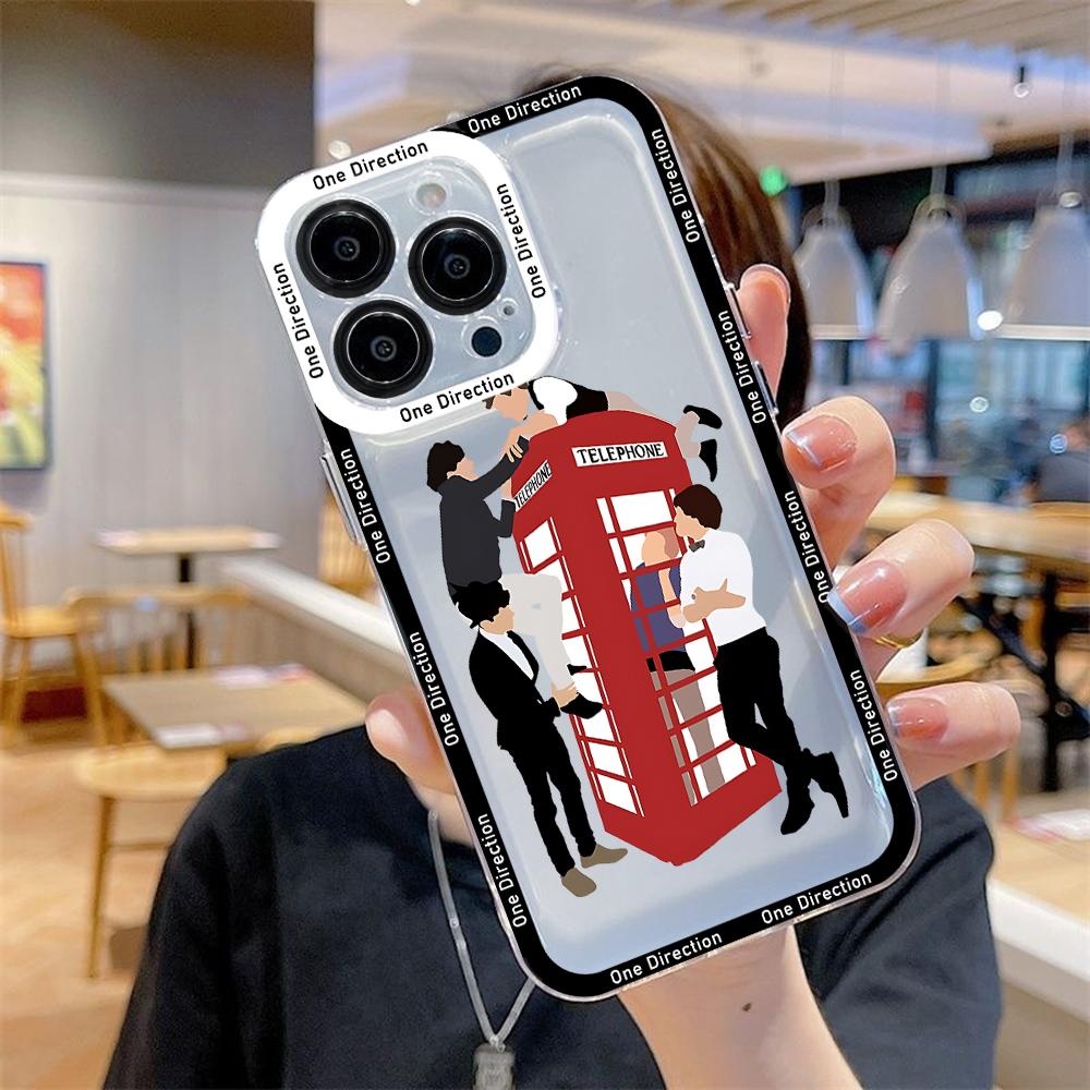 O-one D-Directions Phone Case For iPhone 15 14 13 12 11 Mini Pro Max X XR XSMax 6S 6 7 8 Plus SE20 Transparent Cover