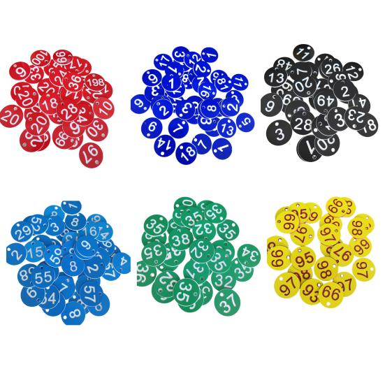 100 шт. водонепроницаемая идентификационная бирка для улья с круглой нумерацией 1-100, этикетка для пчеловодства