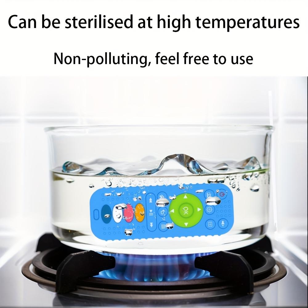 1 шт. Детский прорезыватель в форме пульта дистанционного управления, Безопасный силикон, Уменьшает кусание, Игрушка для прорезывания зубов, Веселый прорезыватель для жевания Пудровый/Синий/Черный