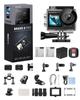 Экшн-камера AKASO 4K 20MP Action Cam WiFi Стабилизатор изображения Спортивная камера 40M Подводная водонепроницаемая камера Совместимая с пультом дистанционного управления 5-кратный зум Носимая камера