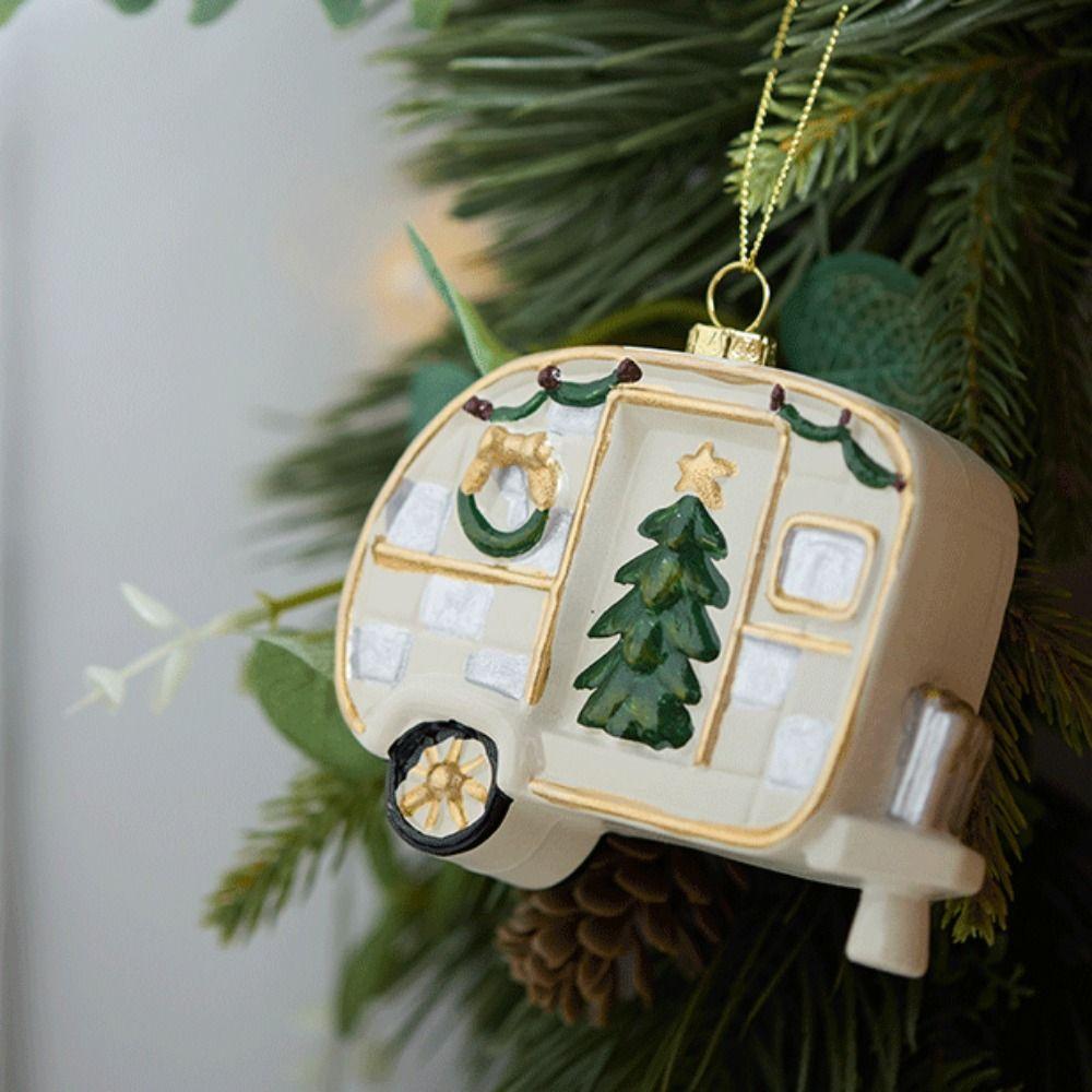 Xmas Tree Hanging Pendants Plastic Christmas Tree Ornament Creative Christmas Decoration Christmas