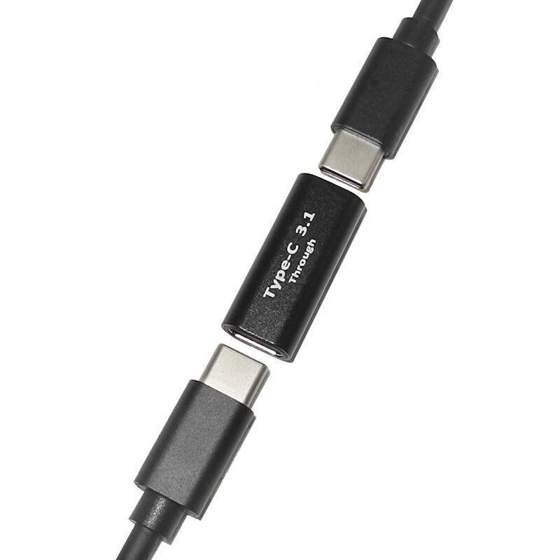 Адаптер USB C Female-Female, Соединитель USB C 3.1 для Подключения Двух Кабелей Type C для Телефона, Планшета и Удлинительный Разъем