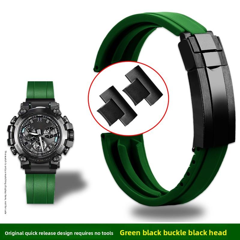 MTG-B3000 Резиновый ремешок для Casio G-SHOCK 5762 MTG-B3000B Модифицированный Быстросъемный конец Водонепроницаемый Силиконовый Ремешок для часов Мужской Браслет