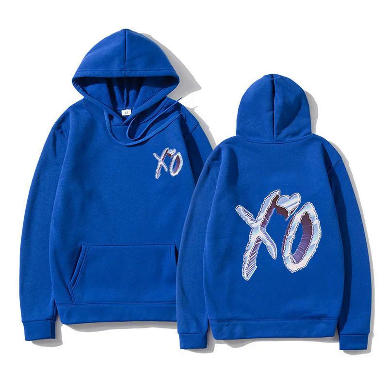 Винтажная двухсторонняя толстовка с капюшоном The Weeknd Dawn Fm