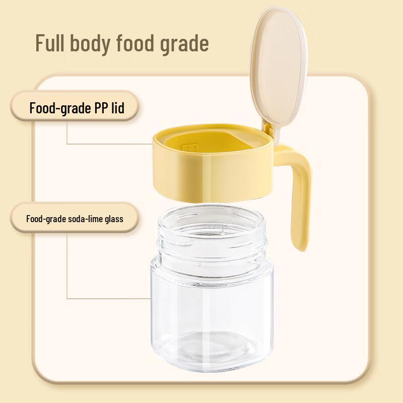 Набор стеклянных баночек для специй Guanzhuojia, 5 шт.