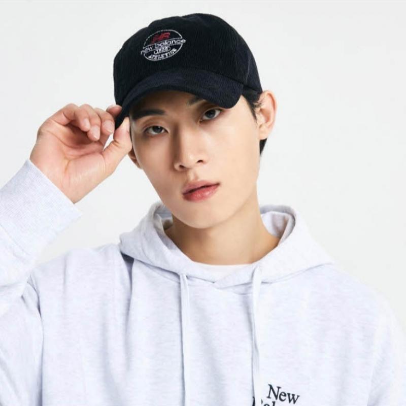 New Balance Кепка Nqj Nbgddfl807 19 Круглый логотип Вельветовая бейсболка