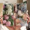 For Huawei Nova 8 8i Beautiful Bow Rose Painting Phone Case For Huawei Nova8 Nova8i Shockproof Soft Silicone Cases