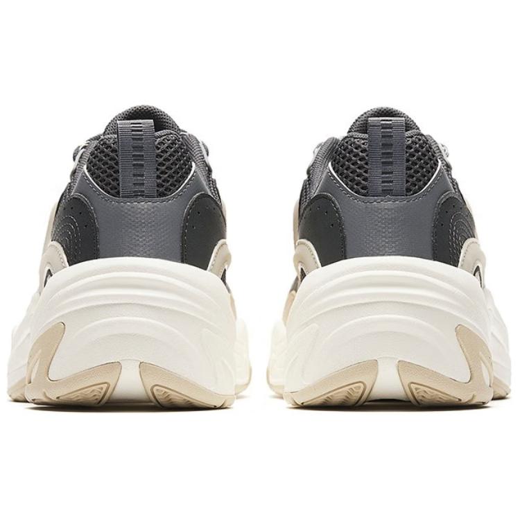 Anta Cross Retro Casual Non-Slip Increased Height Low-Toop Dad Shoes Men sneakers Gray 112348850-9