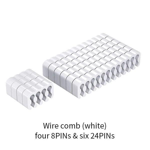 Cable Comb Modular Power Supply Organizer Motherboard 24PIN CPU GPU Cable Clamp PC Case Neat Cabling DIY Decoration Accessory