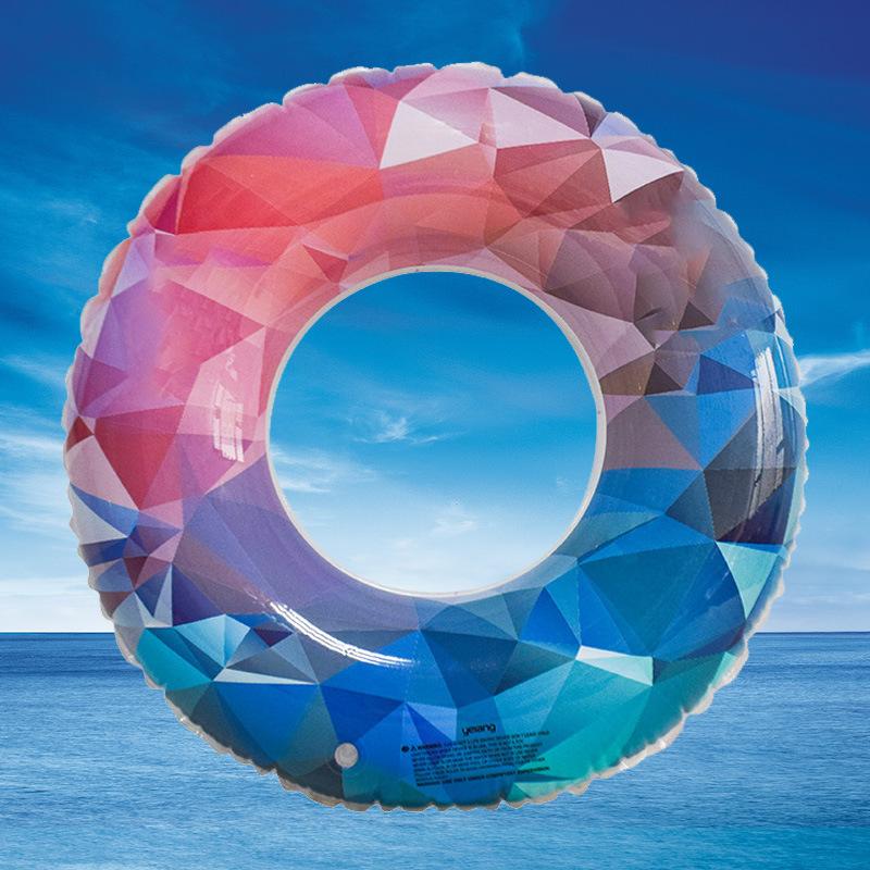 Новое кольцо для плавания с радужным цветком, водные виды спорта, Интернет-знаменитости, маленькая фея, утолщенное детское кольцо для плавания из ПВХ