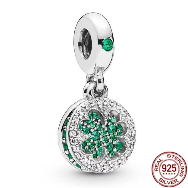 Подвеска с несколькими узорами подходит для браслета/ожерелья из стерлингового серебра 925 пробы, подвеска из бисера, ювелирные изделия для мамы, фестиваля