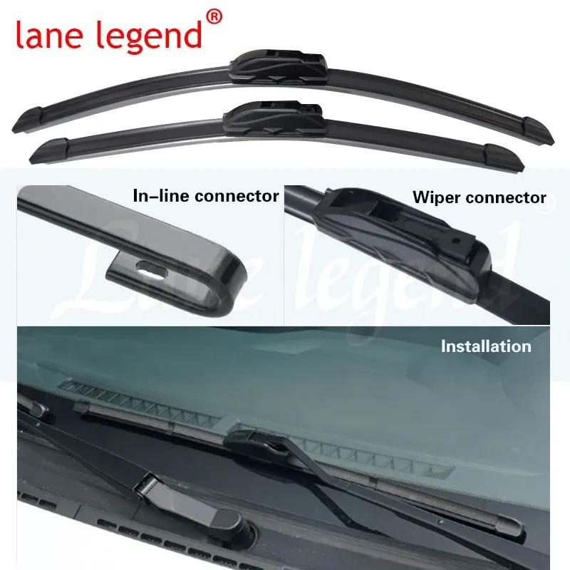 Car Wiper LHD Front & Rear Wiper Blades Set Kit For Nissan Leaf MK1 2010 - 2017 Windshield Windscreen Window Brush 26"16"10"