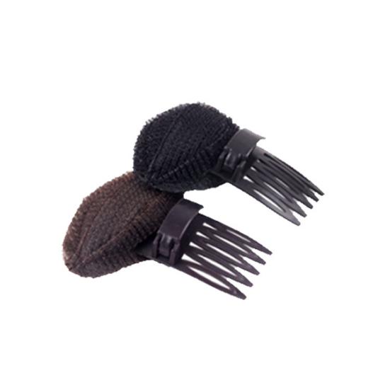 Sponge Comb Self Adhesive Multi-purpose Plastic Hairdressing Hair Head Perfect Puff Cushion for
