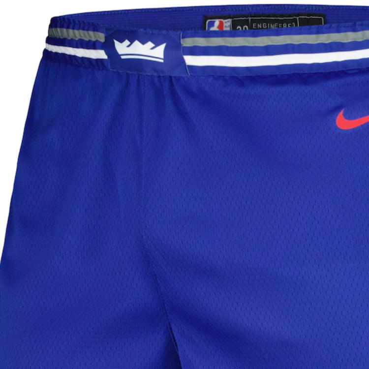 Nike Игровые шорты NBA Sacramento Kings 2023/24 Городская версия Модные баскетбольные шорты со средней посадкой Мужские шорты DX8718-495
