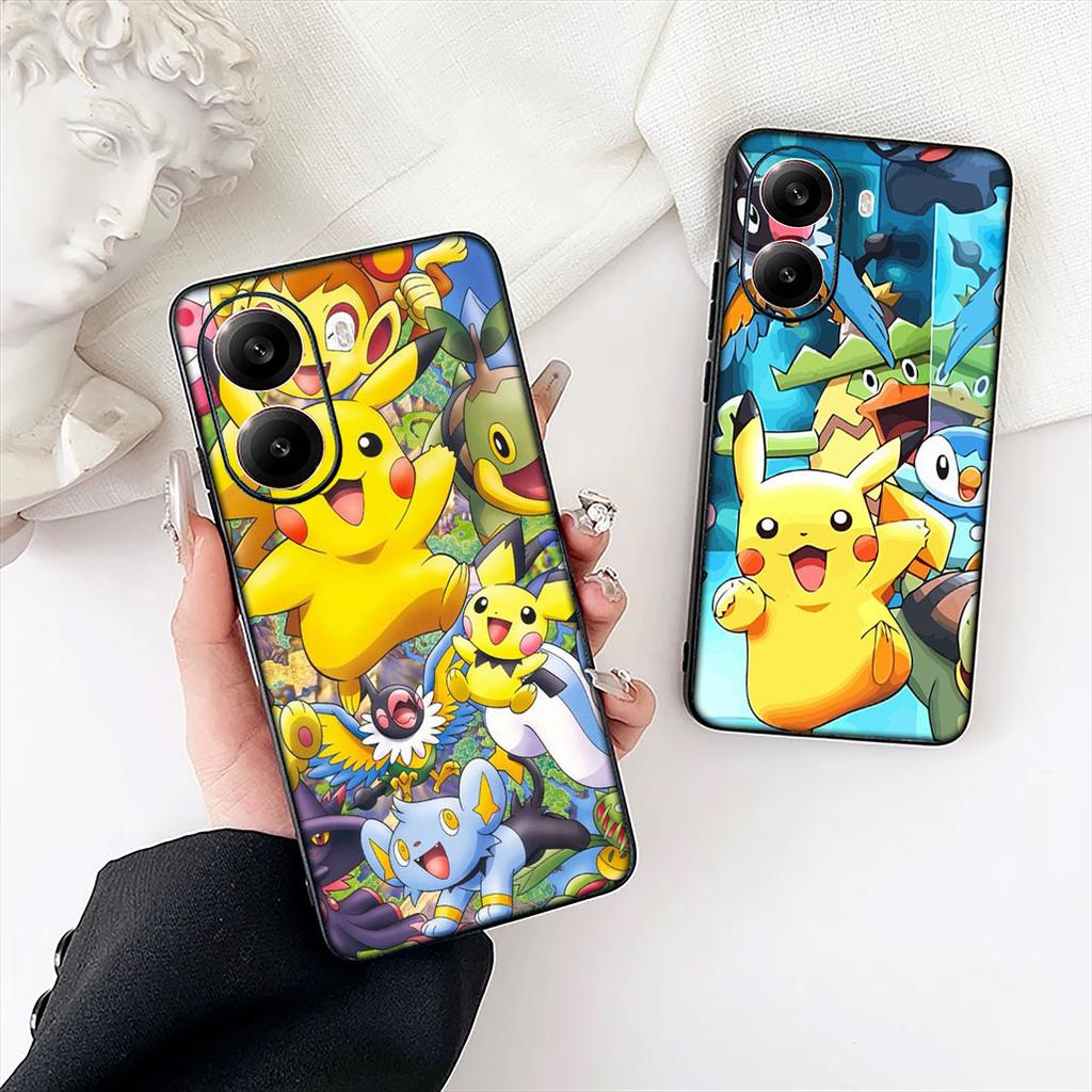 P-Pokemons GO P-Pikachus Mewtwo Phone Case for Samsung Galaxy S22 S21 S20 FE Ultra Plus A35 A36 A37 A33 A34 A04 A71 Cover Casing