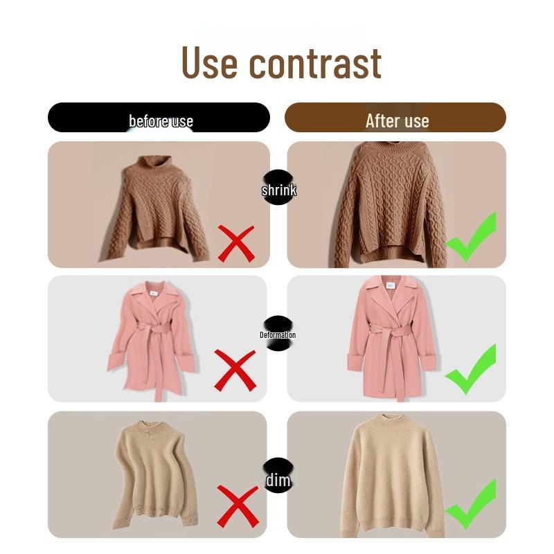 Свитер из новой шерсти, средство для восстановления против усадки - Раствор для ухода за кашемировой и шерстяной пальтовой тканью