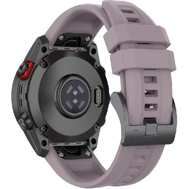 REYDA Силиконовый ремешок, совместимый с Garmin Fenix 8 43 мм, 20 мм ремешок для часов с быстрой фиксацией, мягкий дышащий силиконовый браслет, спортивный браслет, сменный ремешок