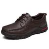 Большие размеры Натуральная коровья кожа Мужская обувь Повседневная деловая обувь Оксфорды для мужчин Туфли на плоской подошве Зимние мокасины Мужская обувь
