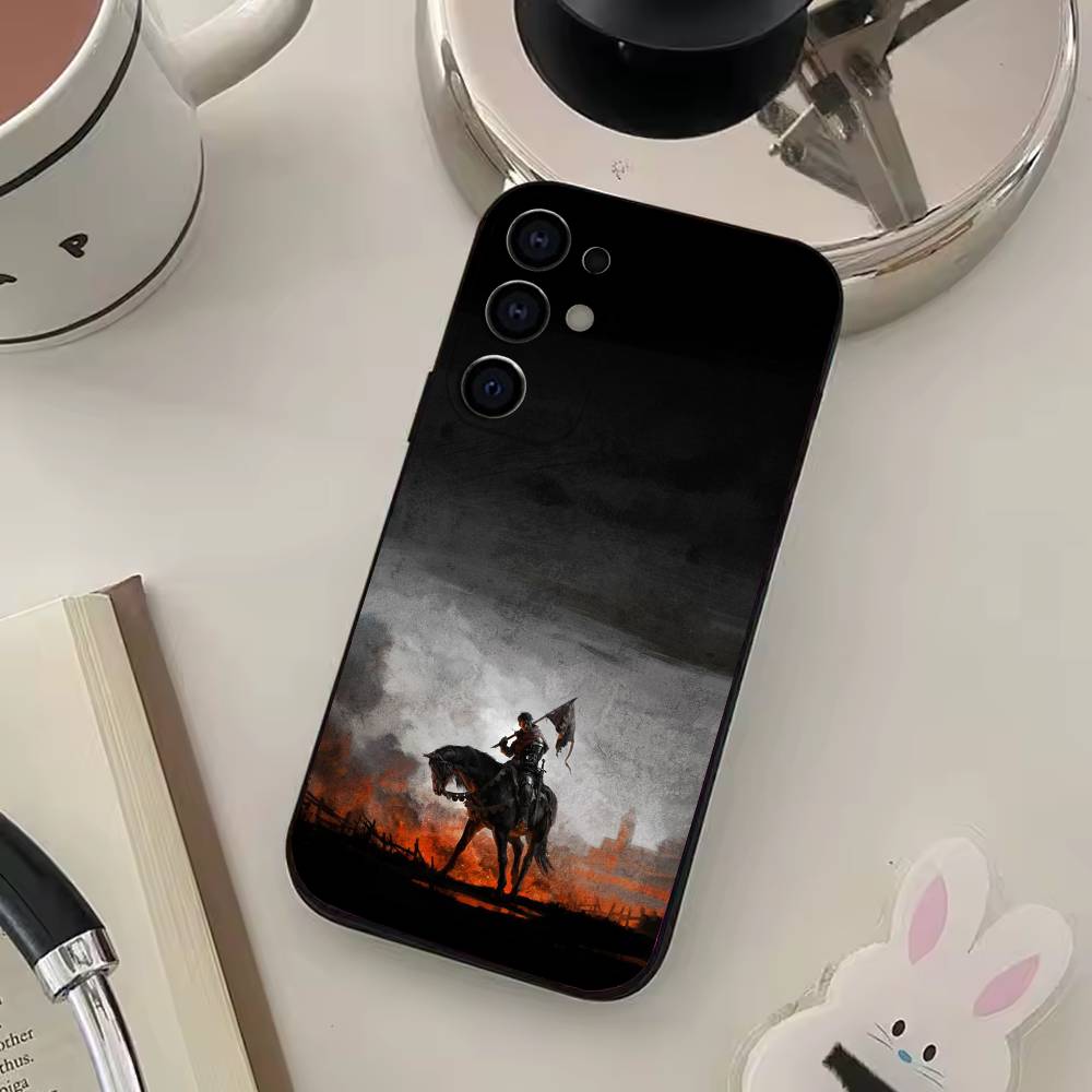 Чехол для телефона KCD K-Kingdom C-Come D-Deliverance 2 для Samsung S25, S24, S21, S22, S23, S30, Ultra, S20, Plus, Fe, Lite, Мягкий черный чехол
