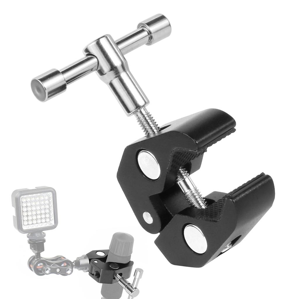 Super Clamp Crab Clip for Adjustable Friction Articulating Magic Arm DSLR Camera Monitor Light Photo Studio Video Accessories