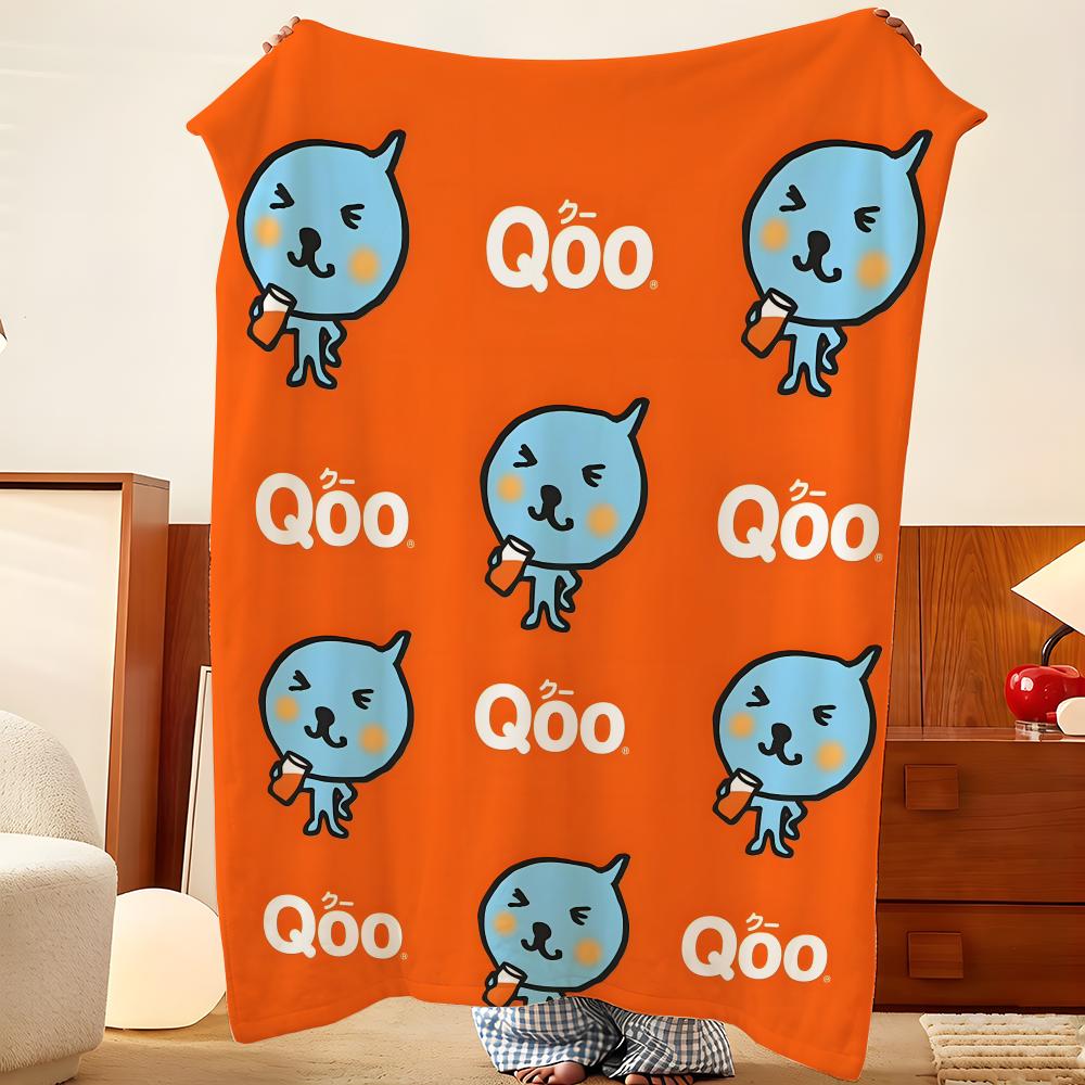 Плед Q-Qoo, Фланелевый плед, Легкий, Уютный, Прочный, Моющийся, Милый, Крутой
