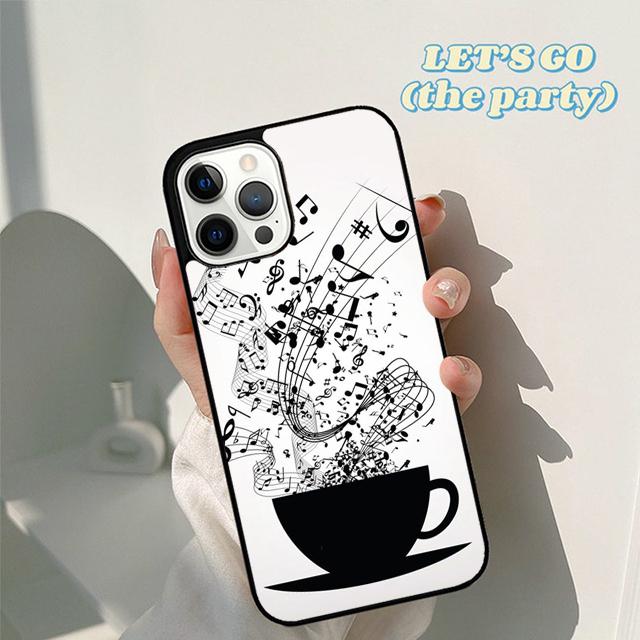 Музыкальные ноты Классическая музыка Искусство Чехол для телефона для iPhone 17 Air 16 16e 15 12 11 13 14 Pro Max Apple Plus Coque