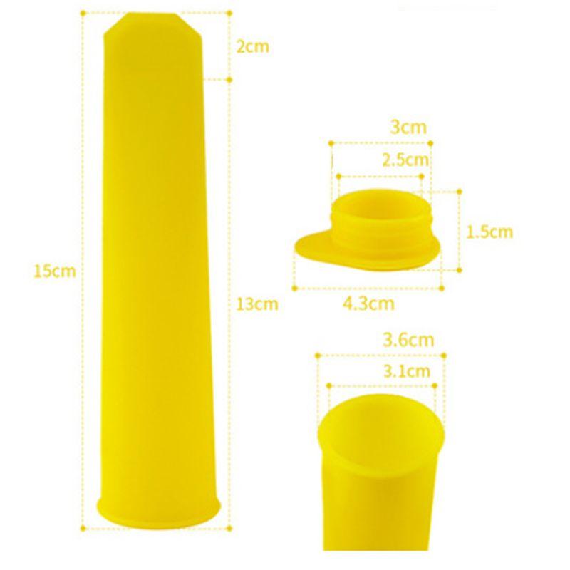 Яркие силиконовые формы для эскимо с пуш-ап механизмом для полезного мороженого и йогуртового эскимо