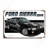 Gra Sierra Rs Cosworth Poster Metal Plaque Wall Decor Wall Pub Classic Wall Tin Sign Poster