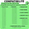 Sac aspirateur pour Hoover [Lot 10] Sacs poussière remplacement H60 / H60 Pure Epa compatible Hoover Telio Plus Sensory Freemotion