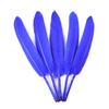 50/100/200 шт. Синие гусиные перья, жесткая палочка, 4-6 дюймов/10-15 см, настоящие натуральные лебединые перья, домашний декоративный ловец снов, ручная работа