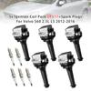 5x Комплект катушек зажигания UF517+Свечи зажигания для Volvo S60 2.5L L5 2012-2016
