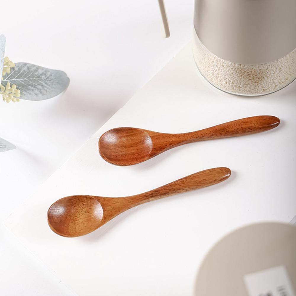 10Pcs Long Handle Serving Spoons Smooth Polished Soup Spoons Comfortable Coffee Spoons For Eating
