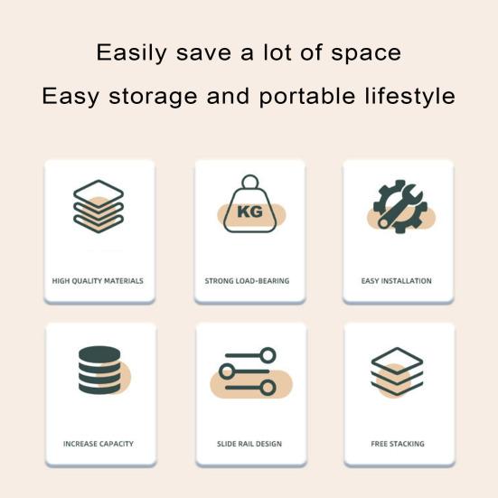 Шкаф для хранения вещей стеллаж для шкафа с полыми выдвижными направляющими для шкафа-купе, органайзер для ящика