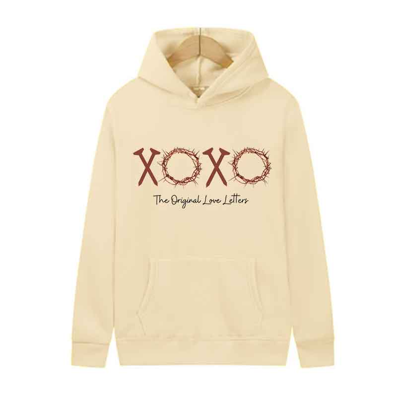 Polyester fleece Hooded Pullover Street Trends Casual Hooded Shirt Fashion Unisex Sports Clothing letter pattern Men Women Top
