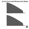 2 шт. Чехол-сетка на окно автомобиля, защита от УФ-лучей, солнцезащитная сетка, передний и задний солнцезащитный козырек для автомобиля, автозапчасти, солнцезащитный козырек для окна автомобиля K3G9