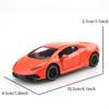 (Упакованный) 1:43 SVJ Легкосплавный гоночный автомобиль с инерционным механизмом, классный 1:Машинка-инерционка из сплава, масштаб 43, детская игрушка.