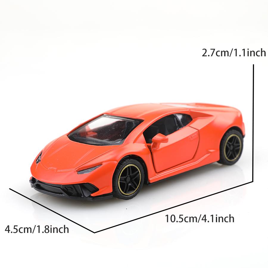 (Упакованный) 1:43 SVJ Легкосплавный гоночный автомобиль с инерционным механизмом, классный 1:Машинка-инерционка из сплава, масштаб 43, детская игрушка.
