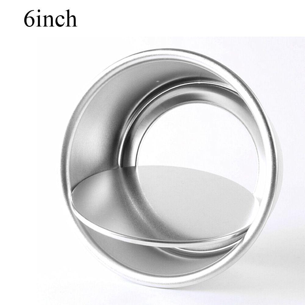 4/6/8/10 дюймов Кухонная круглая форма для блюда с узором, литая из алюминиевого сплава, форма для пудинга, форма для торта со съемным дном