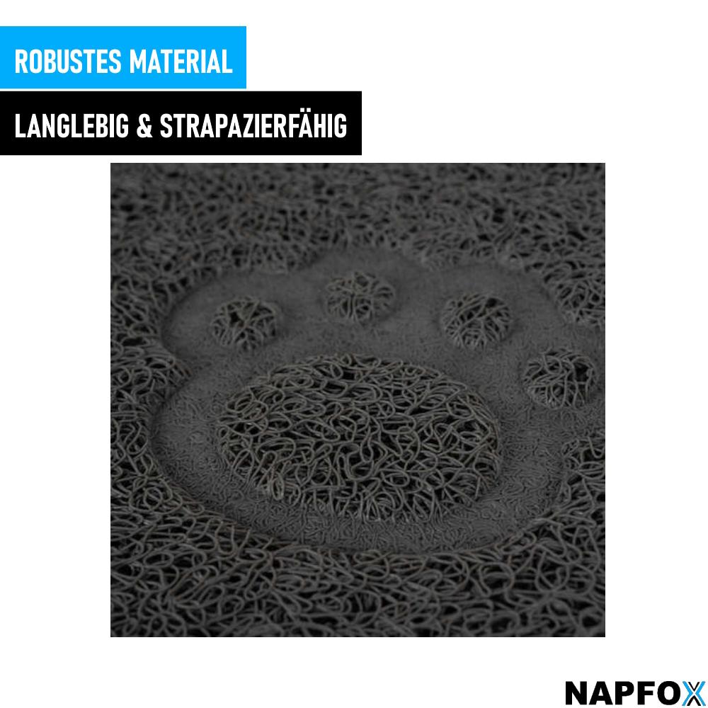 NAPFOX Подложка под миску Коврик для корма Коврик Водонепроницаемый Нескользящий