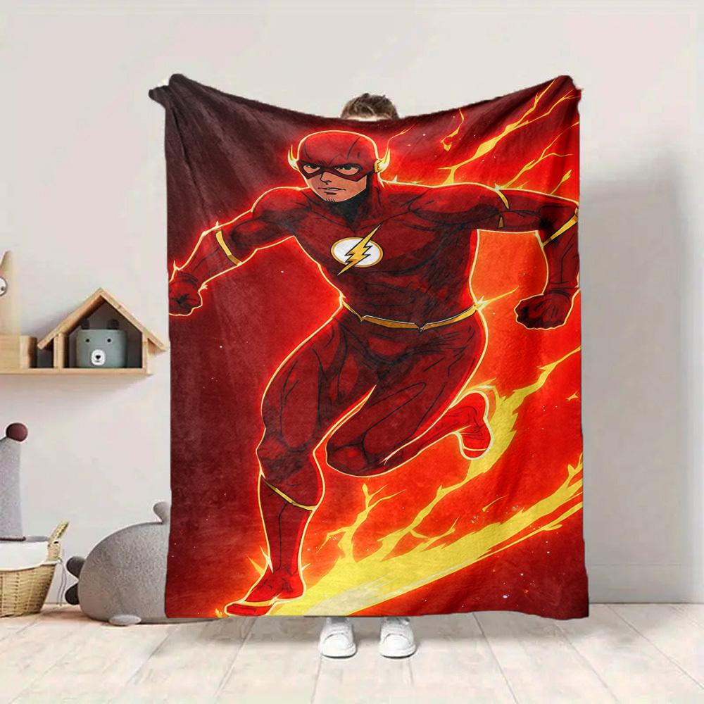 1pc Flash, Speed Force Flannel Throw Blanket Soft, Warm & Cozy for Couch, Bed, Office, and Travel Versatile All Season Gift, Christmas present