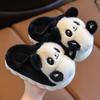 Cute Cartoon Panda Children's Winter Plush Slippers Casual Comfortable Non Slip Soft Bottom Home Slippers
