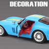 1/32 250 GTO Суперспортивный Автомобиль Литой Металлический Модель Симуляция Звука и Света Игрушка Миниатюрный Автомобиль Украшения Подарок Для Детей
