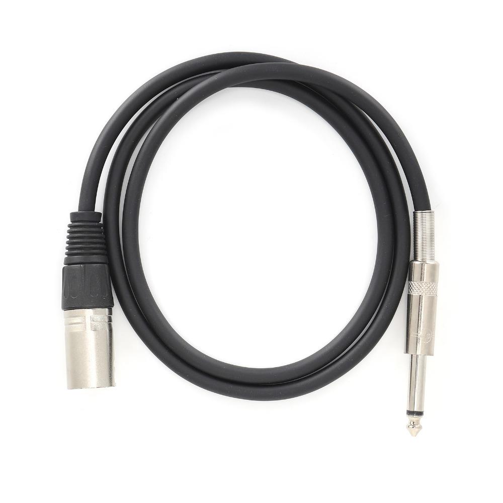 3PIN XLR Male to 1/4 Inch Male 6.35mm XLR Male to TRS Jack Microphone Line Stage Setup