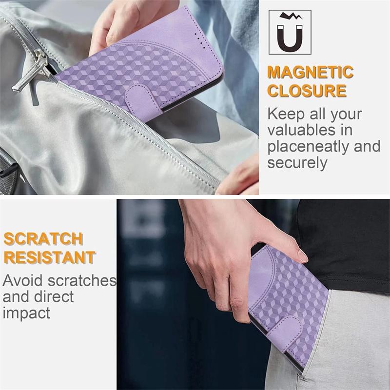 Casing for Motorola Moto G04 G04S G14 G24 G34 G35 G45 G54 Power G55 G84 E14 4G 5G Case Pu Leather Flip Card Slot Pocket Stand Wallet Cover